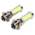2x 6000K White H6M COB LED Motor Bike/ATV Headlight Fog Light Bulb PX15d P15D25‑1