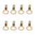 6GA Wire Lugs Copper 12mm Inner Diameter Ring Cable Terminal Ends Connector for Distribution Box Vehicle