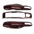 Key Fob Cover Shell Protector Car Modification Replacement for Panamera Cayenne MACAN Boxster Cayman 911 718Redwood