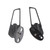2PCS Motorcycle Rearview Mirrors Adjustable Aluminium Alloy Motorcycle Handlebar Accessory