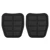2pcs Rubber Brake Clutch Pedal Pads Covers 321721173 Replacement Black Car Parts