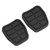 2pcs Rubber Brake Clutch Pedal Pads Covers 321721173 Replacement Black Car Parts