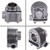Motorcycle Engine Cylinder Kit Piston Gasket 52.4mm Bore for GY6/125CC/152QMI