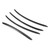 4PCS Car Door Handle Cover Trim Stainless Steel Carbon Fiber Style Replacement for 5 Series F10 F11 F07 F18 2011‑2017