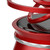 Car Aromatherapy Solar Energy Suspended Crystal Ball Rotating Car Aroma Diffuser for Ornaments Gifts Red