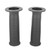 Pair of 25/28mm 1in TPU Motorcycle Hand Grip Gray Modified Handlebar
