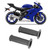 Pair of 25/28mm 1in TPU Motorcycle Hand Grip Gray Modified Handlebar
