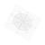 Car Campass Sticker Waterproof Cuttable PVC 20x20cm for Universal Auto DecorationWhite