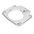 LS Drive By Wire Throttle Body Adapter 4 Bolt to 3 Bolt TB DBW 551567 for LS2 LS3 Intake Manifold