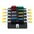 10 Way Blade Fuse Box Holder Fuse Blocks with Red LED Indicator 10Pcs Fuses 10Pcs Terminals for Car Boat Marine Caravan Truck 12V 24V
