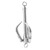 Foldable Grapnel Anchor Triple Grip 316 Stainless Steel Hardware for Boat Yacht Rafts Canoes