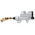 Rear Foot Brake Hydraulic Master Cylinder Pump Silver for Motorbike ATV Dirt Bike