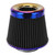 Car Intake Air Filter 3in/76mm High Performance Washable Reusable Cone Universal AccessoryBlack