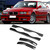 4PCS Carbon Fiber Under Bottom Headlight Eyebrow Eyelid For E36 318I 323I 325I 328I 92-98