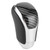 Artificial Leather Gear Shift Knob Ergonomic Shifter Fit for Crown/Alphard/Vellfire 2015-2019Black Perforated Leather Carbon Fiber Style