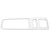 ABS Silver Car Inner Console Gear Shift Box Panel Cover Fit for Harrier Venza XU80 2020‑2021