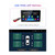 USB Android TPMS Tire Pressure Monitoring System Voltage Monitor Android Navigation Monitoring Alarm System Wireless Transmission TPMS with 4 External Sensors Batch Number Shipped Randomly