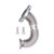 Car EGR Cooler Pipe Elbow Metal 55202704 Replacement for Vauxhall Saab 2002‑2012