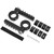 Motorcycle Highway Foot Pegs Footrests CNC Aluminum Stainless Steel for 22 25 28mm Engine Guard Bar