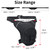 Motorcycle Drop Leg Bag for Men Women Outdoor Travel Hiking Cycle Leg Bag Waterproof with Reflective Strip Large Capacity Adjustable 60cm-150cm Multifunctional Waist Bag