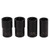 5pcs Lug Nut Extractor Tool 1/2in Drive Metric 17 19 21 22mm Carbon Steel Twist Socket Tool Set