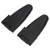 Liftgate Glass Hinge 103528 Aluminium Alloy Left and Right Rear Window Hinge Set Replacement For LEER Truck Cap 100XL 100LE