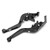 2pcs Motorcycle Brake Clutch Levers Adjustable CNC Aluminium Alloy Replacement for FORZA 250/300/350 2018‑2021Black