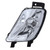 Car Front Bumper Fog Light Assembly Super Bright Replacement for Peugeot 408 T7 2010‑2014 Left 9670528380