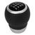 6 Speed Gear Shift Knob Manual Transmission Artificial Leather Replacement for Subaru Black