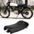 Motorcycle Black PU Leather Vintage Seat Hump Saddle Cushion Fit for Honda CG125 Cafe Racer