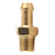 Turbocharger Compressor Housing Brass Boost Nipple Hose Fitting 1/8in 27 NPT Gold
