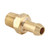 Turbocharger Compressor Housing Brass Boost Nipple Hose Fitting 1/8in 27 NPT Gold