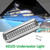 LED Boat Light, 42 LEDs Waterproof 316 Stainless Steel Underwater Light for Yacht Boat Transom Pontoon Pool (Green Light)