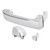2PCS Outside Car Door Handle 82662‑3J010 Front/Right Replacement for Hyundai Veracruz 2007‑12
