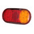 2pcs 24V Trailer Taillight 14LED Dual Color Oval Styling Rear Light Lamp High Brightness