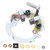 Starter Repair Kit ATV Starter Motor Brush Holder Replacement for CBR600F TRX250 TRX300 TRX300FW TRX400FW TRX450ES TRX450S