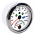 85mm 0‑200MPH GPS Speedometer 0‑8000rpm Tachometer Gauge Overspeed Alarm LCD Red Backlight for Car BoatWhite