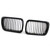 2Pcs Gloss Black Front Bumper Hood Kidney Grille Racing Grille Replacement for BMW 3-Series E36 M3 1997-1999