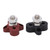 2pcs M10 Battery Power Junction Post Block Insulated Metal Terminal Stud DC48V Maximum for Cars RVs ATVs