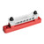 6 Terminal Single-row Bus Bar 150A BusBar Block with Cover, Ground Distribution, Power Distribution Terminal Block with 6 M4 Screws and 2 Studs, for Car Boat Marine Caravan RV