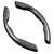 Carbon Fiber Steering Wheel Cover Ultra Thin Fit Wear Resistant Universal Steering Wheel Protector for Most Autos Black