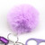 8 Pcs Protective Keychain Set Portable Fashionable Safety Keychain Set for Women Teenagers Purple