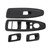 Car Window Lifting Switch Cover Frame Trim Carbon Fiber Style Replacement for X2 F47 2021+