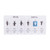50Pcs Car Body Plastic Push Retainer Pin Rivet Fasteners Trim Moulding Clip Automotive Furniture Assembly Expansion Screws Kit with Removal Tool Screwdriver for Vehicles