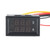 DC 0‑300V Dual Display Volt Amp Meter Digital Voltage Current Ammeter Gauge Reverse Polarity Protection