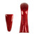 Shift Knob Cover Trim Red Carbon Fiber Glossy Smooth High Temperature Resistant Replacement For INFINITI Q50 2014‑2017
