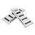 2PCS Car Tail Light Trim Frame Electroplating Bright Glossy Rust Proof Replacement For Hummer H2 2003‑2009