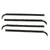 4PCS Front Window Weather Strip Black F2TZ1521456A Waterproof Low Noise Replacement For Ford Bronco 1987‑1996