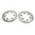 1 Pair Motorcycle Brake Disc Heat Dissipation Low Noise Shockproof Fit For YZ125 YZ250 YZ250F YZ450F YZ250X YZ250FX