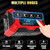 E-FAST Car Battery Chargers 12V/6A Full Automatic Battery Chargers Maintainer 3-Stage Portable Trickle Chargers Battery Desulfator for Car Motorcycle Batteries